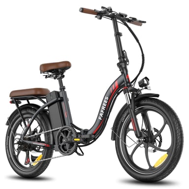 E-bike  FAFREES F20+ Pro - Motor 250W Batería 36V22.5Ah Neumáticos De 20 Pulgadas Frenos Mecánicos De Disco - Negro