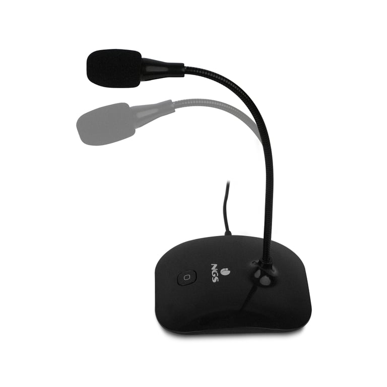 Microphone de Bureau NGS MS115 – Omnidirectionnel Ajustable avec Bouton Sourdine - vue 2