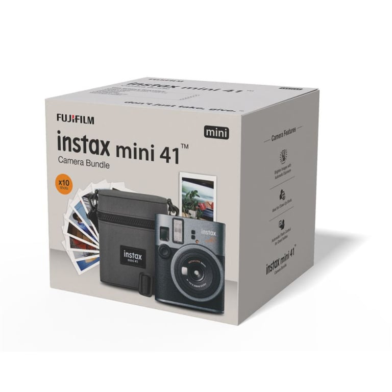 Pack Appareil photo instantané Fujifilm instax mini 41™ + 1 film instax™ mini 10 vues + 1 housse - vue 3