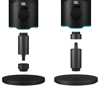 Micrófono con cable bidireccional Quantum Stream - Negro