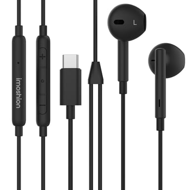 imoshion ?Ecouteurs - Ecouteurs filaires - Avec connexion USB-C - Noir