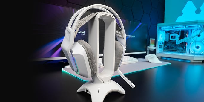 Mars Gaming MH-STRIKEW Casque Avec fil Arceau Blanc