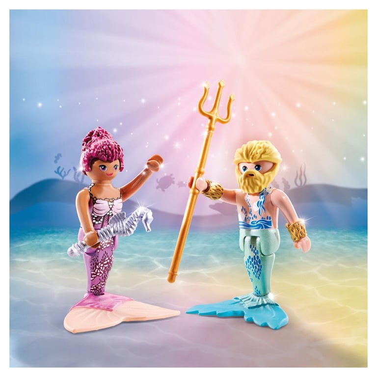 Playmobil 71799 Sirene et triton avec sceptre et trident - vue 3