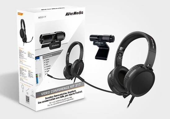 AVerMedia BO317 système de vidéo conférence 2 MP Système de vidéoconférence personnelle