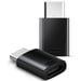 Adaptador Samsung Micro-USB hembra a USB tipo C carga y sincronización - Negro