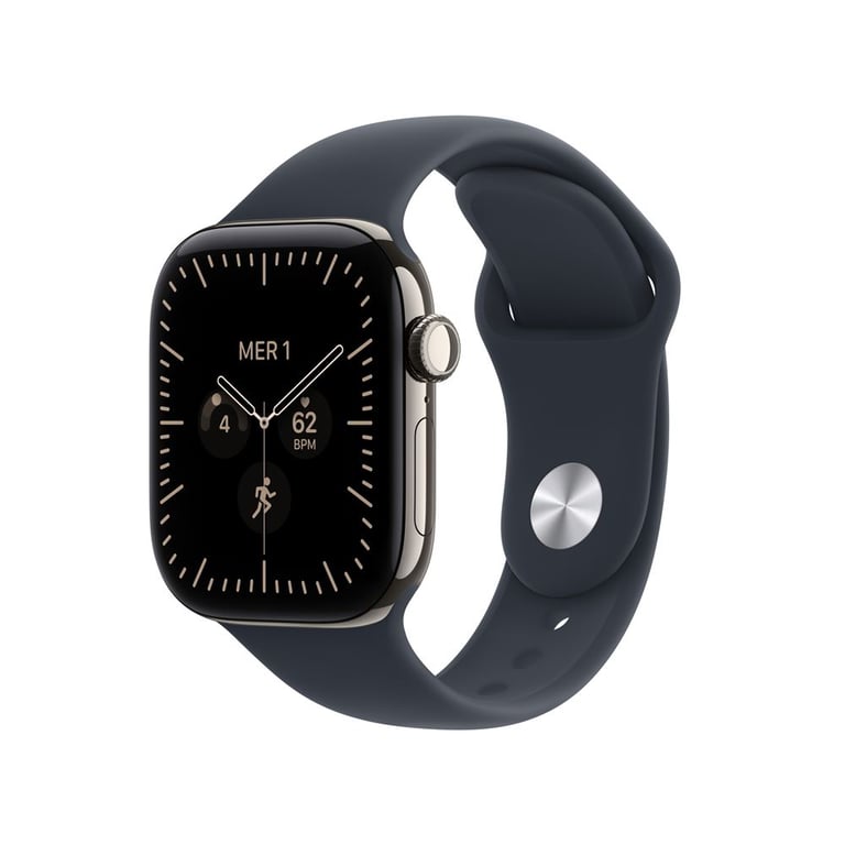 Apple Watch Series 12 GPS + Cellular 42 mm Boîtier en Naturel avec Bracelet Sport / - vue 4