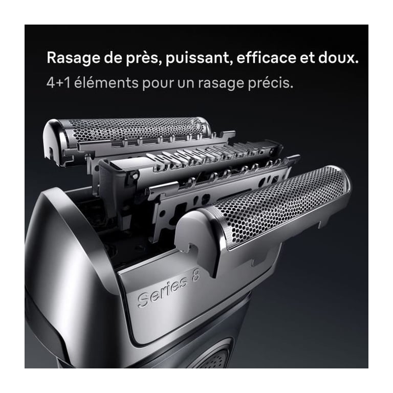 Tete de rasoir BRAUN Series 8 - 4+1 éléments - 100 % fabriqué en Allemagne - Neuf