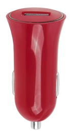 Spring Chargeur Voiture 1A Usb Rouge
