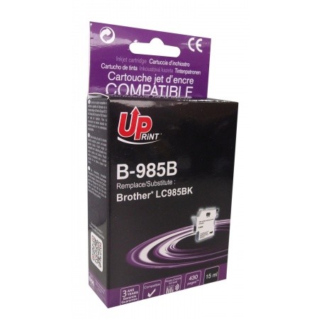 Cartouche encre UPrint compatible BROTHER LC-985 noir - Neuf