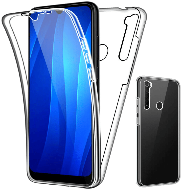 Evetane Coque Xiaomi Redmi Note 8 T 360° intégrale protection avant arrière silicone transparente Mo