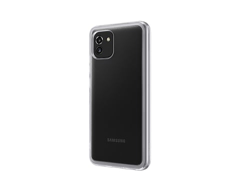 Samsung EF-QA036TTEGEU coque de protection pour téléphones portables 16,5 cm (6.5'') Housse Transparent Samsung SAMSUNG Galaxy A03_EU