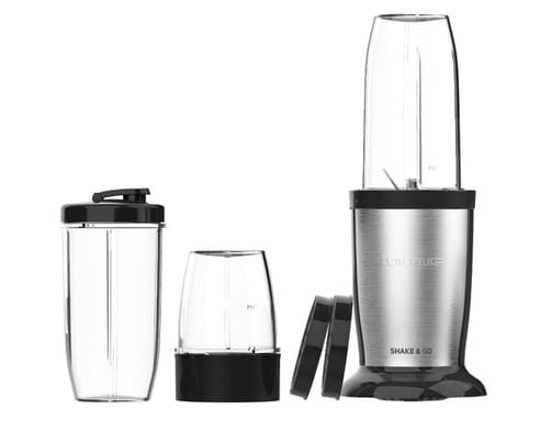 Frullatore Taurus SHAKE & CO 800W con 2 Bicchieri e Tritatutto - Grigio Antracite