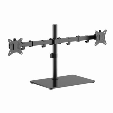 Gembird Support de bureau pour deux écrans MS-D2ST-01 (rotation, inclinaison, rotation), 17``-32``, jusqu'à 9 kg, noir