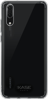 Carcasa híbrida invisible para Huawei P20, Transparente