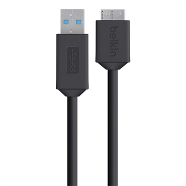 Belkin F3U166bt Cable USB A Micro-USB B de 0,9 m USB 3.2 Gen 1 (3.1 Gen 1) Negro