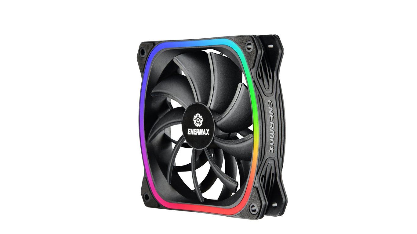 Enermax SquA RGB Boitier PC Ventilateur 12 cm Noir - Neuf