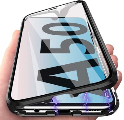 Coque Verre Trempe pour ''SAMSUNG Galaxy A50'' Magnetique Transparente Protection Integrale