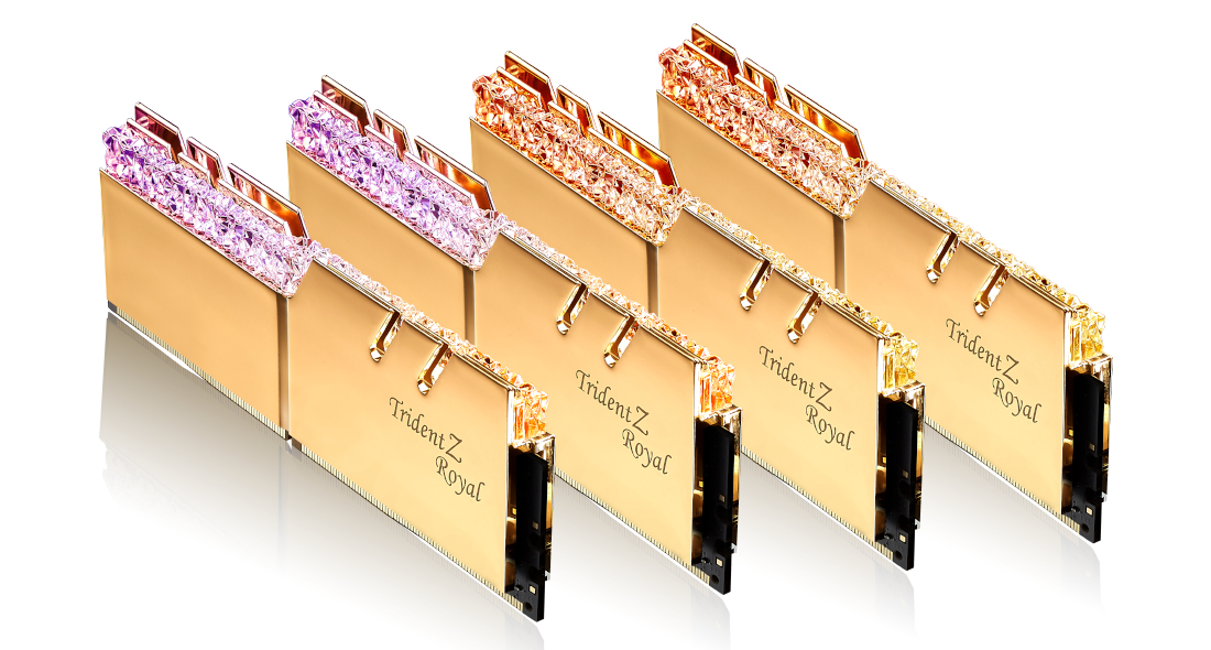 G.Skill Trident Z Royal F4 3600C14Q2 64GTRGB module de mémoire 8 x 8 Go DDR4 3600 MHz Neuf - vue 2