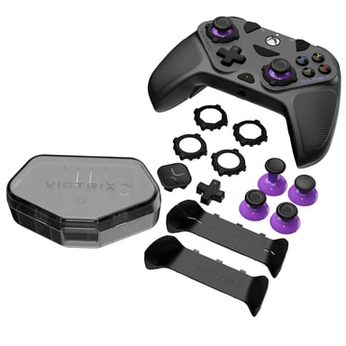 PDP 049-006-GY accessoire de jeux vidéo Noir, Gris, Violet USB Manette de jeu Analogique/Numérique PC, Xbox One, Xbox Series S, Xbox Series X