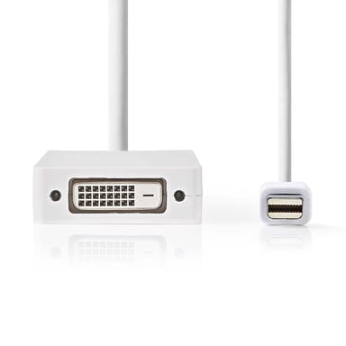 Nedis CCGP37465WT02 0,2 m Mini DisplayPort VGA (D-Sub) cavo video e adattatore Bianco
