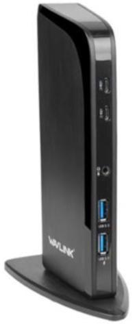 DLH STATION D'ACCUEIL UNIVERSELLE USB C ET USB A TRIPLE AFFICHAGE AVEC POWER DELIVERY Neuf - vue 2