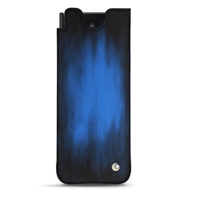 Funda de piel Samsung Galaxy Z Fold3 - Funda - Azul - Piel patinada