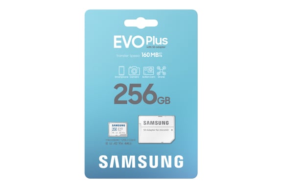 Scheda Samsung MicroSD EVO Plus (2024) da 256 GB