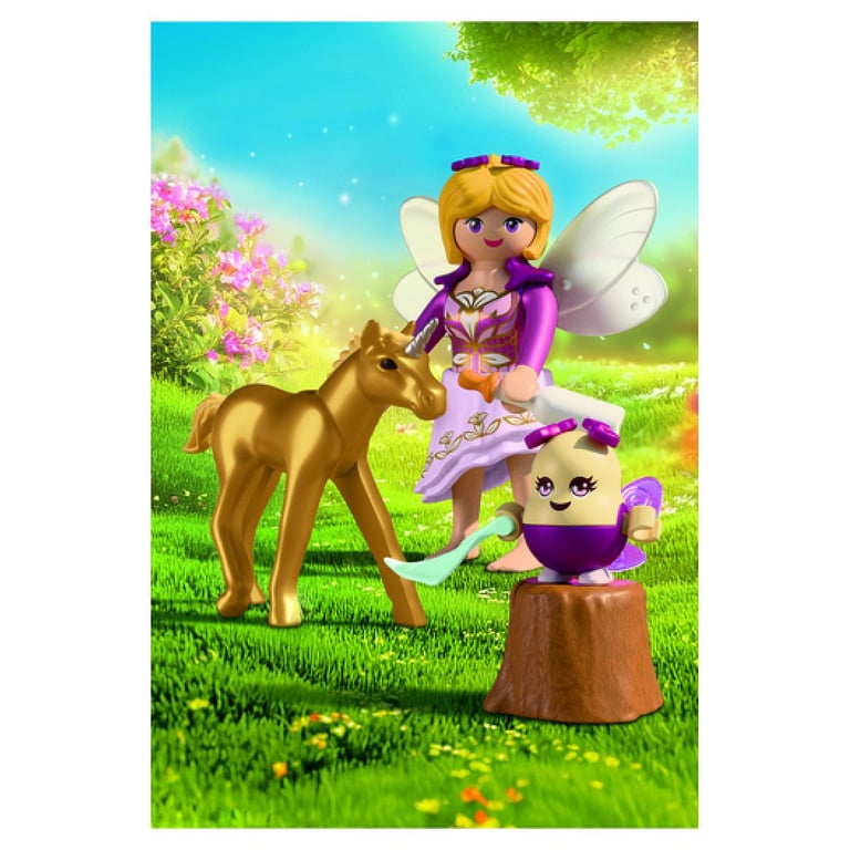 Playmobil Magic Unicorns 71844 Licorne Fleur de soleil avec fée - vue 4