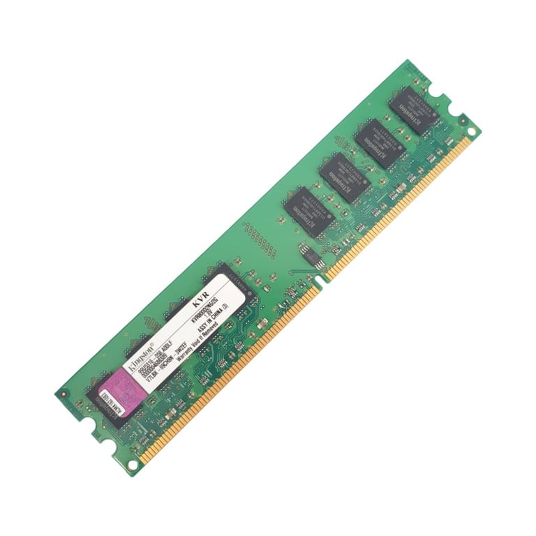 Kingston 2Go Ram Ddr2 Kvr800D2N6/2G Dimm Pc2-6400 - Très Bon État