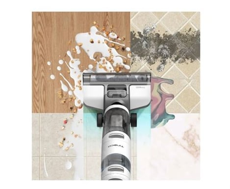 Tineco iFloor BREEZE aspiradora de mano Gris, Blanco Sin bolsa