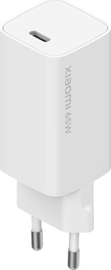 Chargeur maison 65W Power Delivery GaN + Câble USB C/USB C Blanc Xiaomi