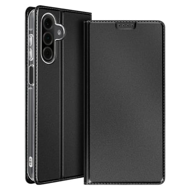 Dux Ducis Estuche para Samsung A26 satinado con tarjetero y soporte Negro