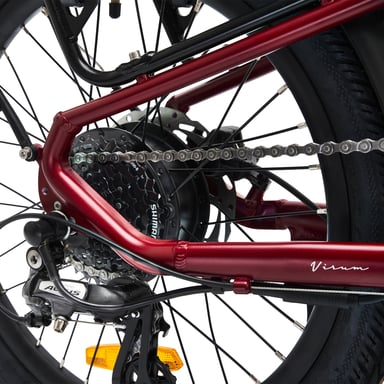 Vélo pliant Hygge Virum 2025 - Vélo électrique léger | Sangria Rouge