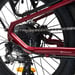 Vélo pliant Hygge Virum 2025 - Vélo électrique léger | Sangria Rouge