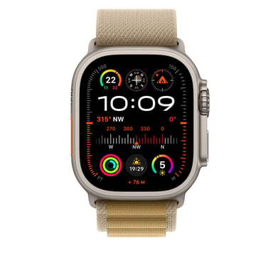 Apple MXN23ZM/A accessorio intelligente da indossare Bracciale Tinto Poliestere, Spandex, Titanio