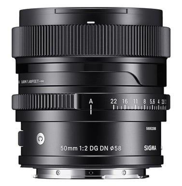 Sigma 50mm / f 2.0 DG DN C MILC Teleobjetivo Negro