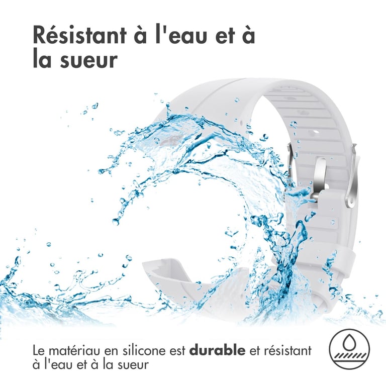 Bracelet Polar M400 / M430 20mm Silicone - vue 5