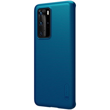 Nillkin Funda para Huawei P40 Serie Super Frosted Shield Compatible con Carga Qi Azul