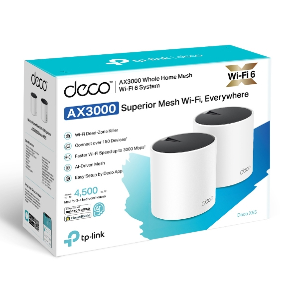 Routeur Wifi Deco X55 2 pack mesh Wifi 6 - vue 6