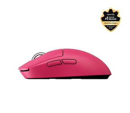 Logitech G PRO X SUPERLIGHT 2c souris Gaming Ambidextre RF sans fil 44000 DPI