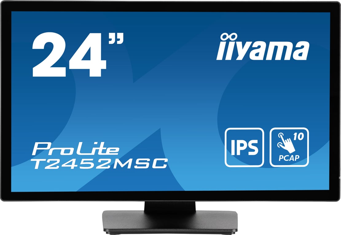 iiyama Prolite T2452MSC B1 écran PC 60 5 cm 23.8" 1920 x 1080 Pixels Full HD LCD Écran Tactile utilisateur - vue 3