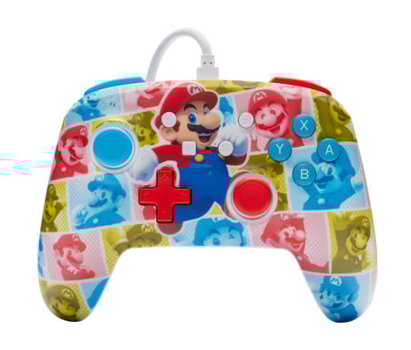 PowerA NSGP0282-01 accessoire de jeux vidéo Multicolore USB Manette de jeu Analogique/Numérique Nintendo Switch, Nintendo Switch OLED