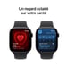Apple Watch Series 11 GPS 46mm Boitier en Aluminium Noir de Jais avec Black Sport Band - S/M