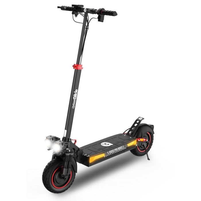 Trottinette Électrique Tout Terrain - Urbanglide - Ecross Pro Boost 2 - 10 - 48V - 1600 W Double Moteur - 13Ah - Autonomie 50Km