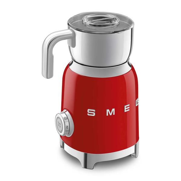 Mousseur à lait Smeg style années 50 ROUGE mff11rdeu - Neuf