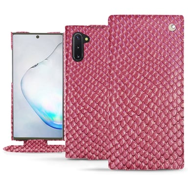 Funda de piel Samsung Galaxy Note10 - Solapa vertical - Rojo - Cueros especiales