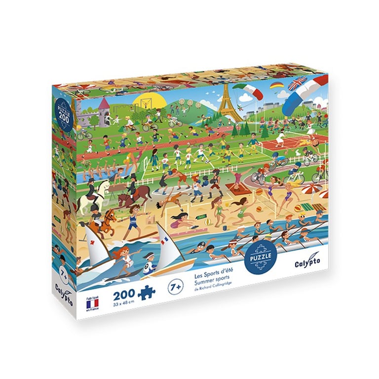 Puzzle 200 pièces SentoSphère Les Sports d'été - vue 2