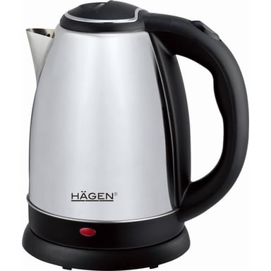 Hervidor eléctrico 1,8L inox inalámbrico Silver Hagen HA5525-SIL