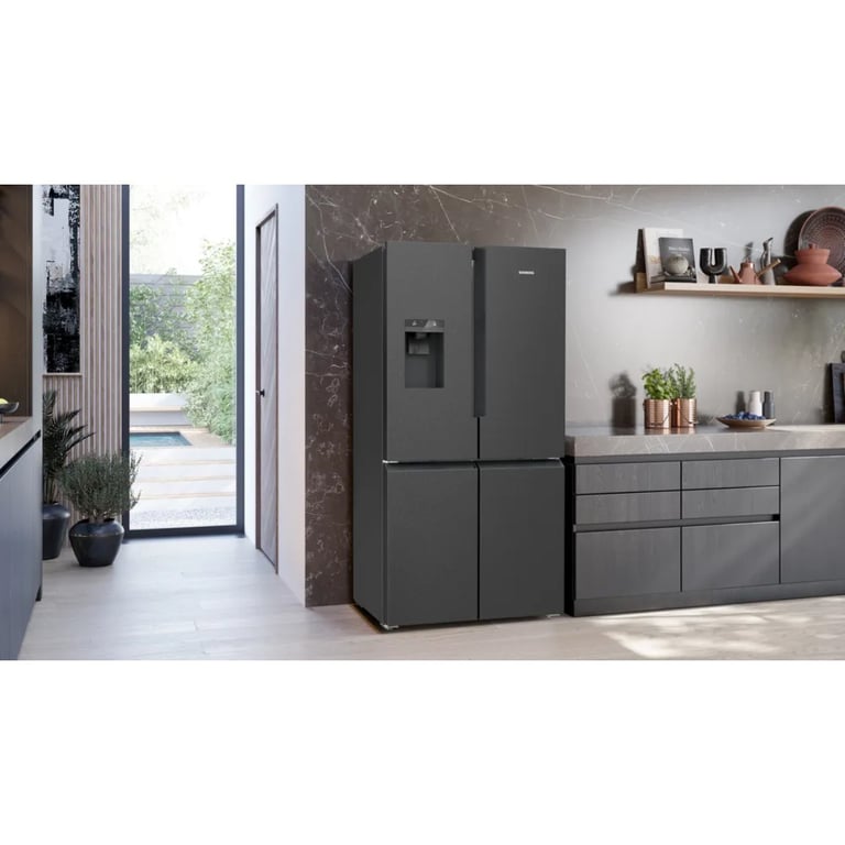 Réfrigérateur Américain Siemens iQ500 KF96DAXEA No Frost 183 cm 574 E Inox WiFi - vue 4