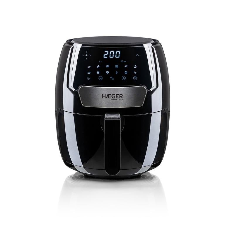 Friteuse d'Air Chaud Haeger AF-D37 – 4.2 L, 1500 W, 13 Programmes